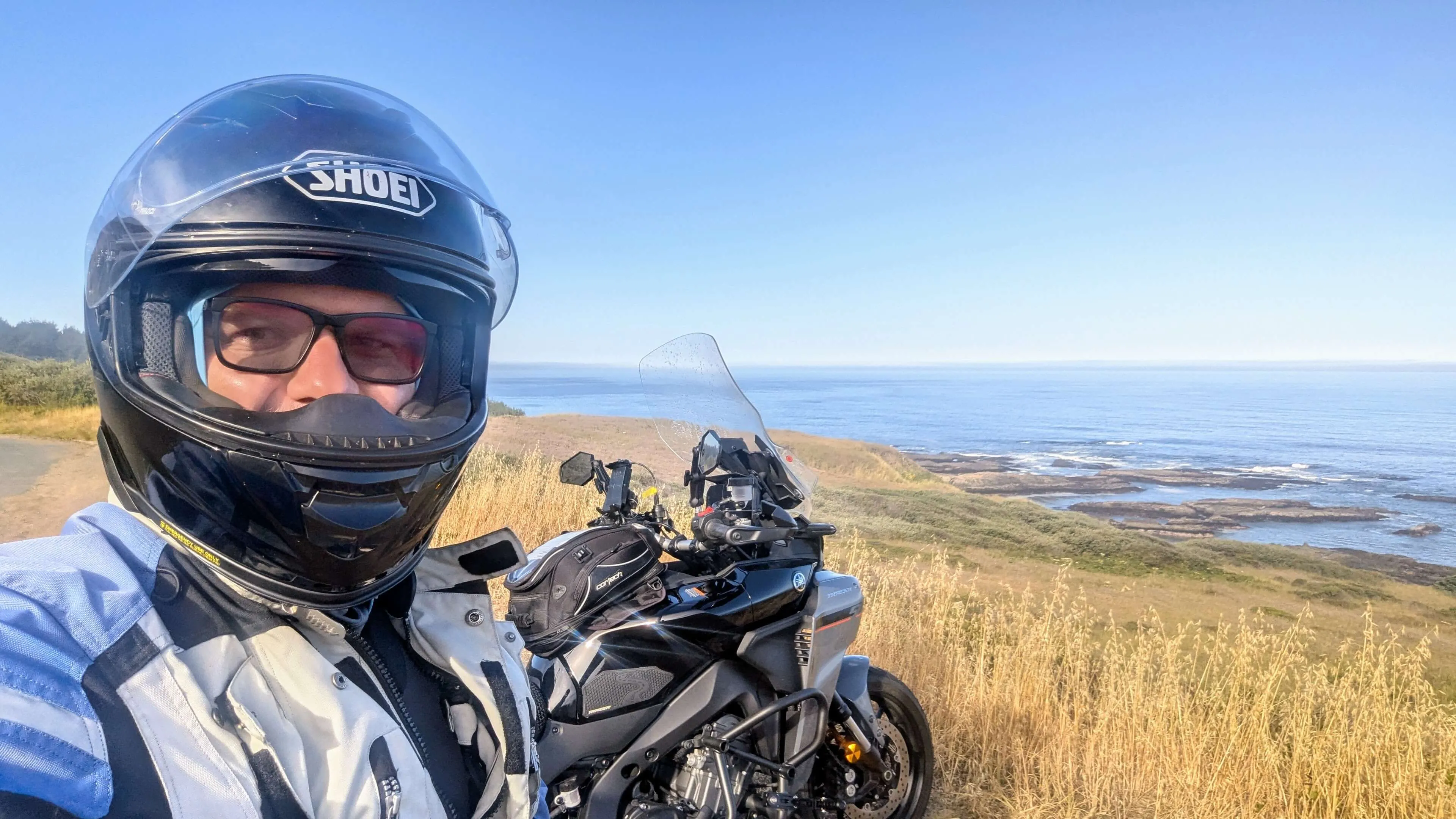 California coast above Fort Bragg