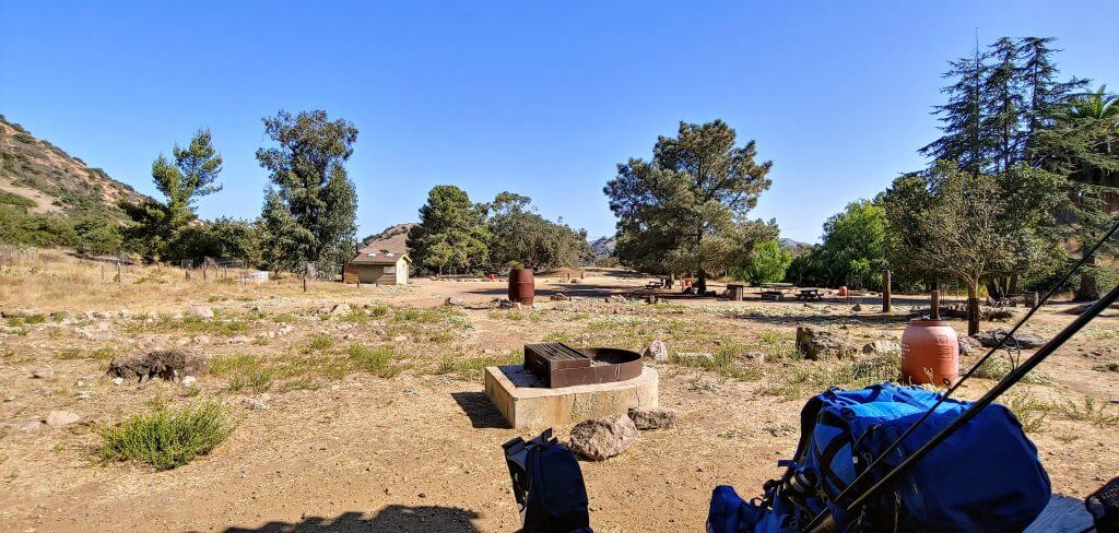 View of Spot 10 at Black Jack Campground